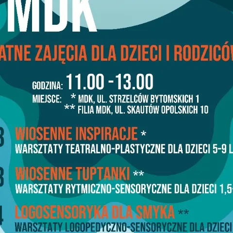 Artystyczne soboty wiosna 2025 (plakat)