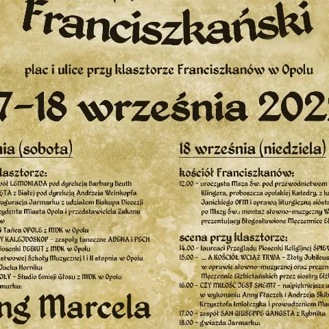 Jarmark Franciszkański 2022