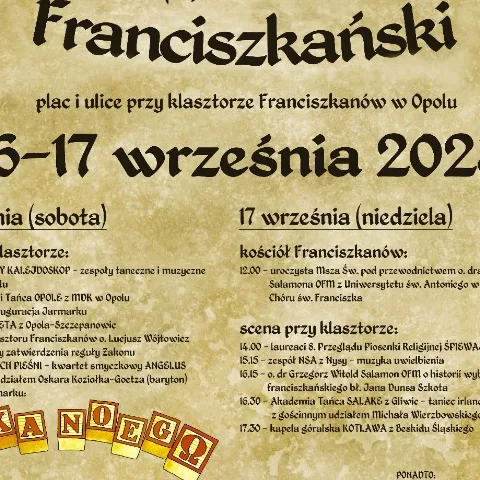 Jarmark Franciszkański 2023