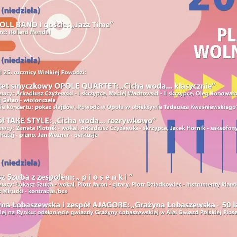 Koncerty promenadowe 2022 (plakat)