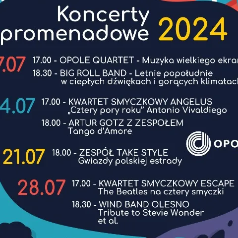 Koncerty promenadowe 2024
